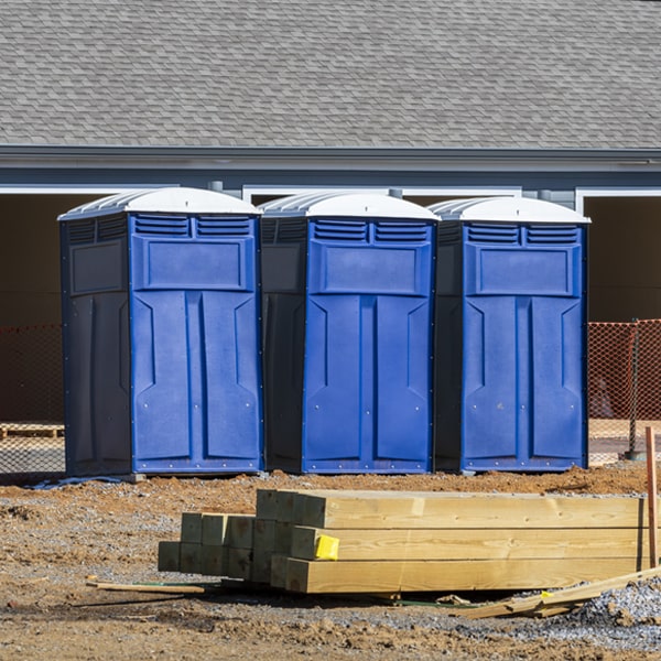 how often are the porta potties cleaned and serviced during a rental period in Wellersburg Pennsylvania